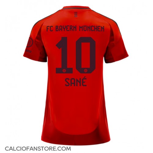 Maglia Calcio Bayern Munich Leroy Sane #10 Prima Divisa Donna 2024-25 Manica Corta